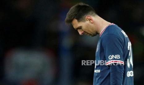 Pemain depan Argentina Lionel Messi dari PSG