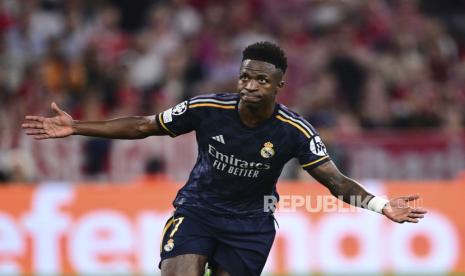 Penyerang Real Madrid Vinicius Junior,