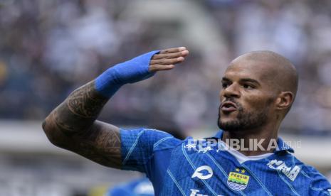 Penyerang Persib Bandung David Da Silva