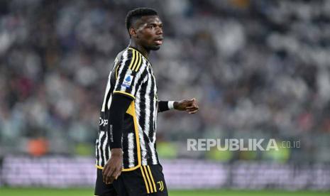 Pemain Juventus Paul Pogba. 