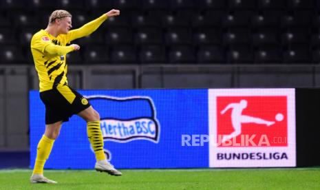  Erling Haaland pemain Borussia Dortmund 