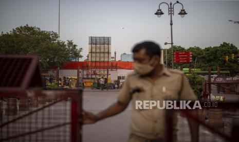 Ilustrasi polisi India. Bentrokan Umat Islam-Hindu, Otoritas Berlakukan Jam Malam dan Putus Internet di Jodhpur