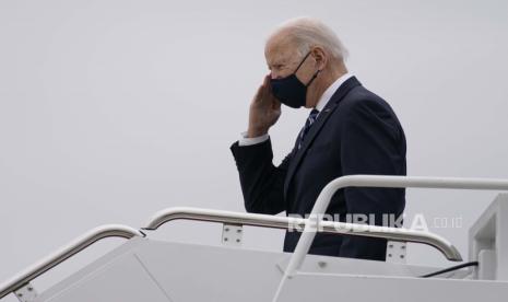 Biden Perintahkan Kibarkan Bendera Setengah Tiang. Presiden AS Joe Biden.