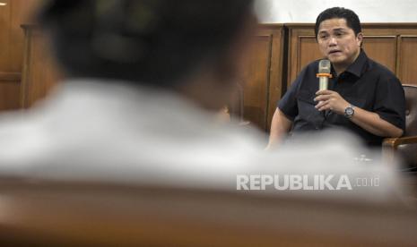 Menteri BUMN Erick Thohir diharapkan mampu menjadi garda terdepan dalam menjawab ancaman resesi global pada tahun 2023. Ilustrasi.