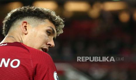 Striker Liverpool Roberto Firmino. Real Madrid berencana menggaet Firmino untuk menjadi pelapis Karim Benzema.