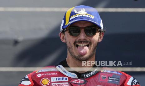 Francesco Bagnaia dari Italia dan Tim Ducati Lenovo.