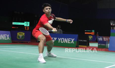 Pebulu tangkis tunggal putra Indonesia, Ikhsan Leonardo Imanuel Rumbay.