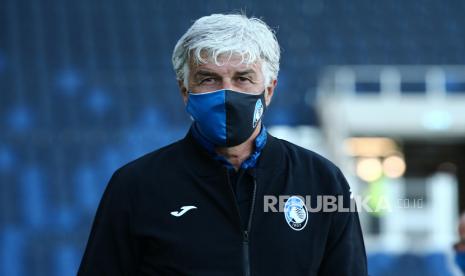 Pelatih Atalanta Gian Piero Gasperini.