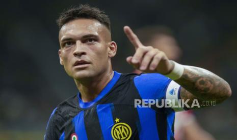 Penyerang Inter Milan Lautaro Martinez,