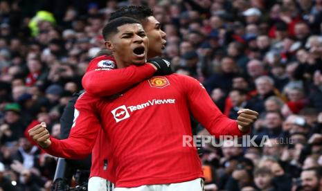 Bomber Manchester United Marcus Rashford. Bek kanan Liverpool, Trent Alexander-Arnold, menilai, ketajaman Marcus Rashford menjadi salah satu ancaman utama buat gawang The Reds dalam lawatan Manchester United ke Stadion Anfield, Ahad (5/3/2023) malam WIB.