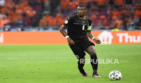 Pemain belakang Real Madrid David Alaba.