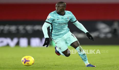 Pemain Liverpool Sadio Mane 