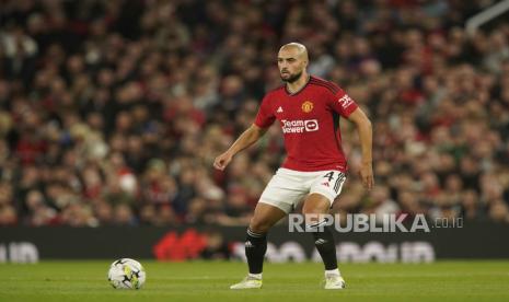 Gelandang Manchester United (MU) pinjaman dari Fiorentina, Sofyan Amrabat.