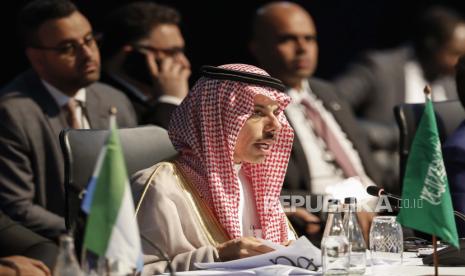 Menteri Luar Negeri Arab Saudi Faisal bin Farhan Al Saud. KTT Negara Arab dan Muslim Tegaskan Dukung Negara Palestina