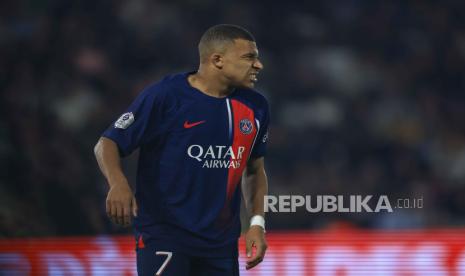 Penyerang PSG Kylian Mbappe