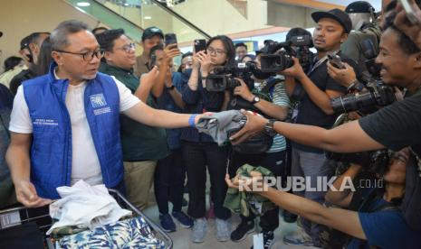 Menteri Perdagangan Zulkifli Hasan. Ketum PAN Zulkifli Hasan sebut kursi DPR partainya bertambah dari 44 jadi 48 kursi.