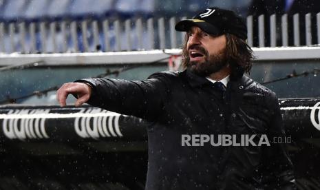 Pelatih Juventus Andrea Pirlo.