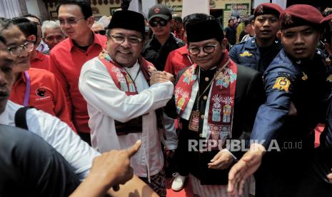 Pasangan  calon gubernur dan wakil gubernur DKI Jakarta Pramono Anung Rano-Karno.