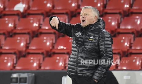 Pelatih Sheffield United, Chris Wilder.