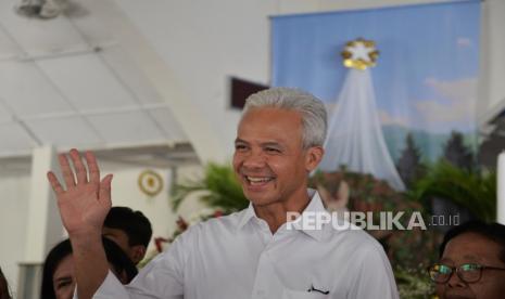 Capres nomor urut 3, Ganjar Pranowo.