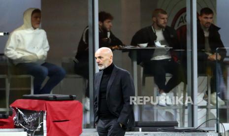 Pelatih AC Milan, Stefano Pioli.