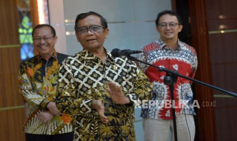 Menteri Koordinator Bidang Politik, Hukum, dan Keamanan (Menkopolhukam), Mahfud MD.