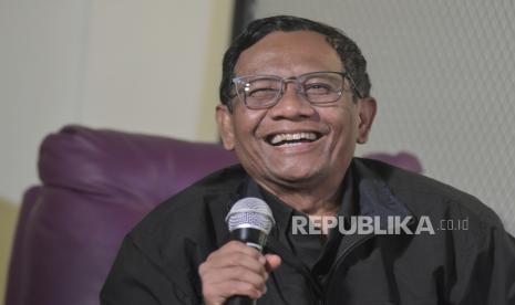 Calon wakil presiden (cawapres) nomor urut 3 sekaligus Menko Polhukam, Mahfud MD.