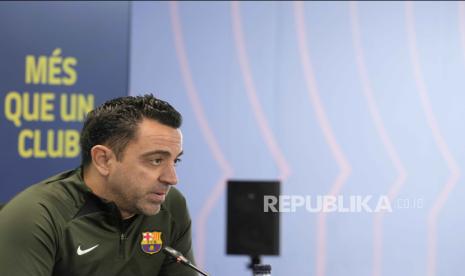 Pelatih FC Barcelona Xavi Hernandez.