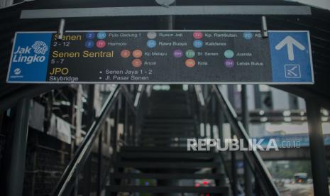Setelah Rusak Akibat Kerusuhan di Jakarta Agustus Lalu, JPO Senen Sentral Kembali Beroperasi