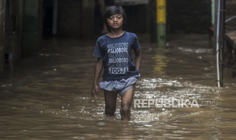 Banjir di Pandeglang, Banten, disebabkan meluapnya sungai Ciliman (Foto: ilustrasi)