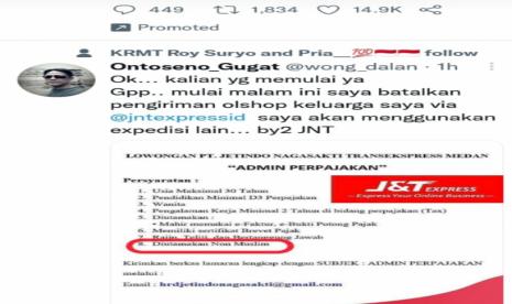 Viral Lowongan Kerja yang Diskriminatif