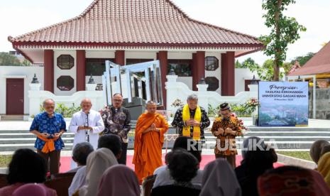 Peresmian Kompleks Fasilitas Kerohanian di Universitas Gadjah Mada (UGM), Selasa (19/12/2023).  