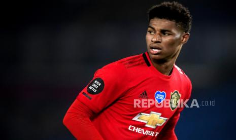 Penyerang Manchester United, Marcus Rashford, bekerja sama dengan supermarket dan industri makanan membentuk Satuan Tugas (Satgas) membantu mengentaskan anak-anak dari kemiskinan terkait akses pangan di Inggris (Foto: Marcus Rashford)