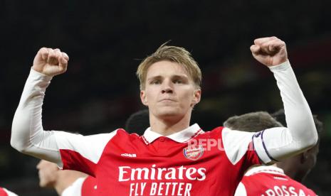 Playmaker Arsenal Martin Odegaard dinobatkan sebagai Pemain Terbaik Liga Inggris versi London Football Awards 2023.