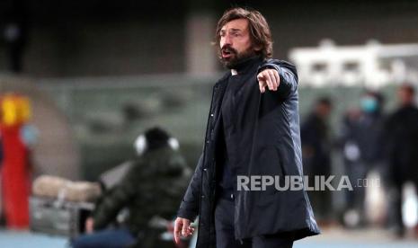 Pelatih Juventus Andrea Pirlo.