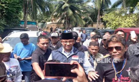 Bacawapres Anies Baswedan berkunjung ke Kabupaten Pangandaran, Selasa (25/7/2023).