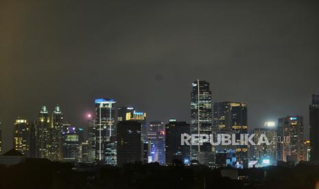 Ilustrasi gedung perkantoran di Jakarta