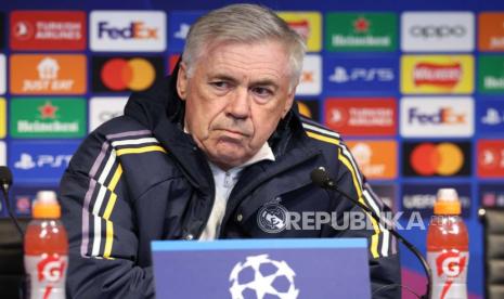 Pelatih Real Madrid Carlo Ancelotti 