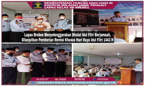 Lapas Brebes Beri Remisi Khusus Idul Fitri 