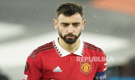 Pemain Manchester United Bruno Fernandes 