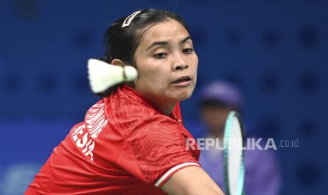 Pebulu tangkis tunggal putri Indonesia, Gregoria Mariska Tunjung.