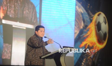 Menteri BUMN Erick Thohir mengatakan BUMN siap berkolaborasi mendorong pertumbuhan ekonomi nasional hingga delapan persen. (ilustrasi)