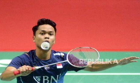 Pebulu tangkis tunggal putra Indonesia, Anthony Sinisuka Ginting.