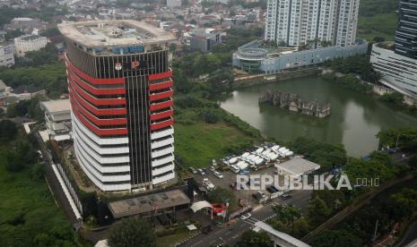 Suasana Gedung KPK, Jakarta. 