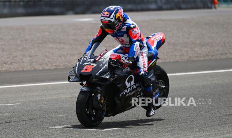 Pembalap Pramac Racing Johann Zarco.