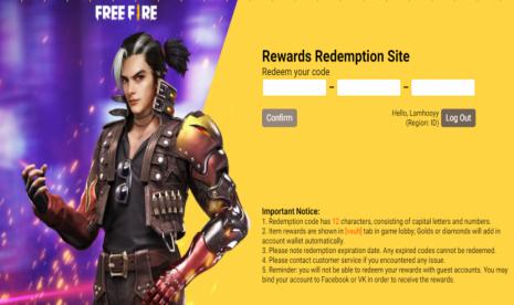 Kode Redeem Free Fire (FF)