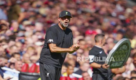 Pelatih Liverpool Jurgen Klopp. 