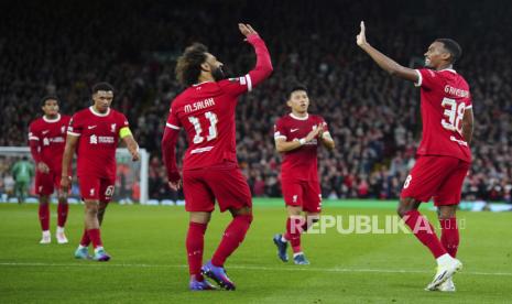 Mega bintang Liverpool Mohamed Salah. 