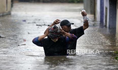 Banjir Lampung (ilustrasi)