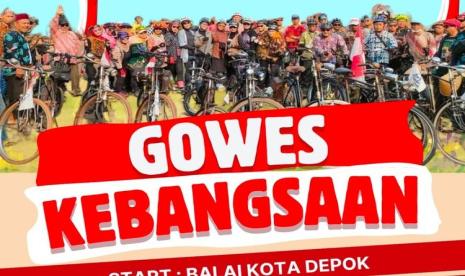 PWI Kota Depok Dukung Bike to Work Gelar Gowes Kebangsaan Menuju Museum Kepresidenan Bogor